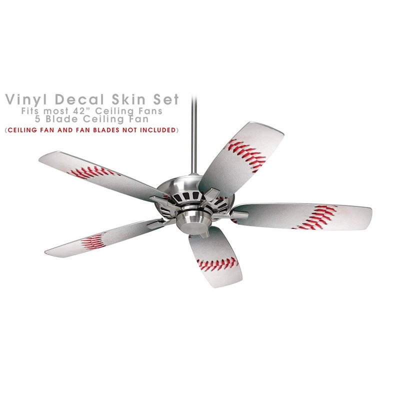 Baseball - Ceiling Fan Skin Kit fits most 42 inch
