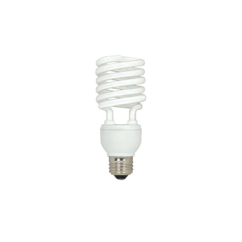 Satco S6274 23-Watt Medium Base T2 Mini Spiral, 2700K, 120V,