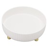 Hztyyier Especiero Giratorio, Especiero Redondo para Condimentos de Cocina (Blanco),