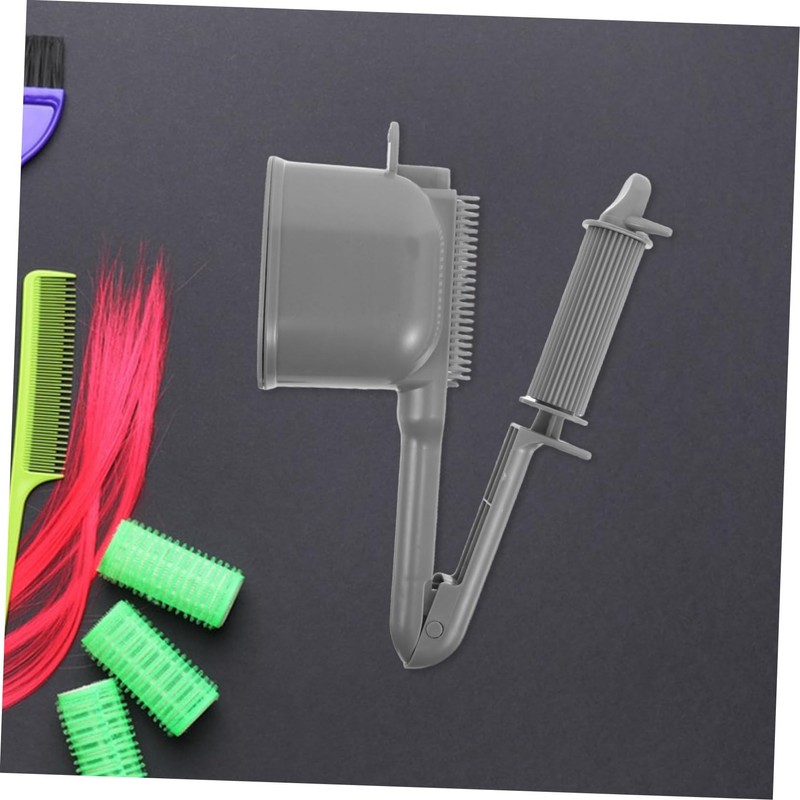 Outanaya Semi Automatic Hair Dye Comb with Roller Teeth Multifunctional