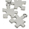 20 Puzzle Piece Charms Autism Asperger Syndrome Awareness 5/8 inch