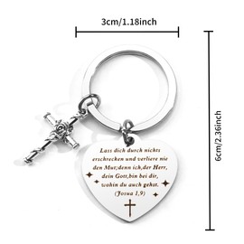 Christian Gifts, Spiritual Gifts, Bible Accessories, Confirmation Gifts Boy, Confirmation Gift Girl, Key Ring, Gift Confirmation Girl, Gift Confirmation Boy, Confirmation Gift, Bible Keychain