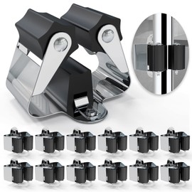 3-H 12 Pack Mop Holder,Broom Holder Wall Mounted Metal Thickness 0.7mm not 0.5mm,Broom Holder for Garage Garden Shed Storage System Laundry Room Home Kitchen Organization up to 35mm,Load-Bearing 4KG