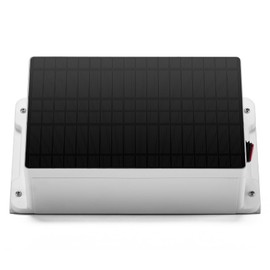 Solar Fence Charger, Briidea 5.6 Miles Solar Electric Fence Charger, 0.3 Joules, Protect Your Livestock Garden Pasture from Wildlife, IP66 Waterproof, Save Your Money