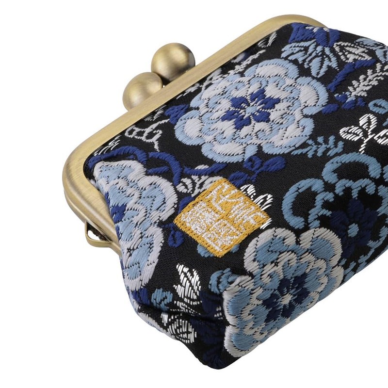Senitoshuin Nishijin Textile Brocade Wallet/Coin Purse with 2.5 Inch Gusset