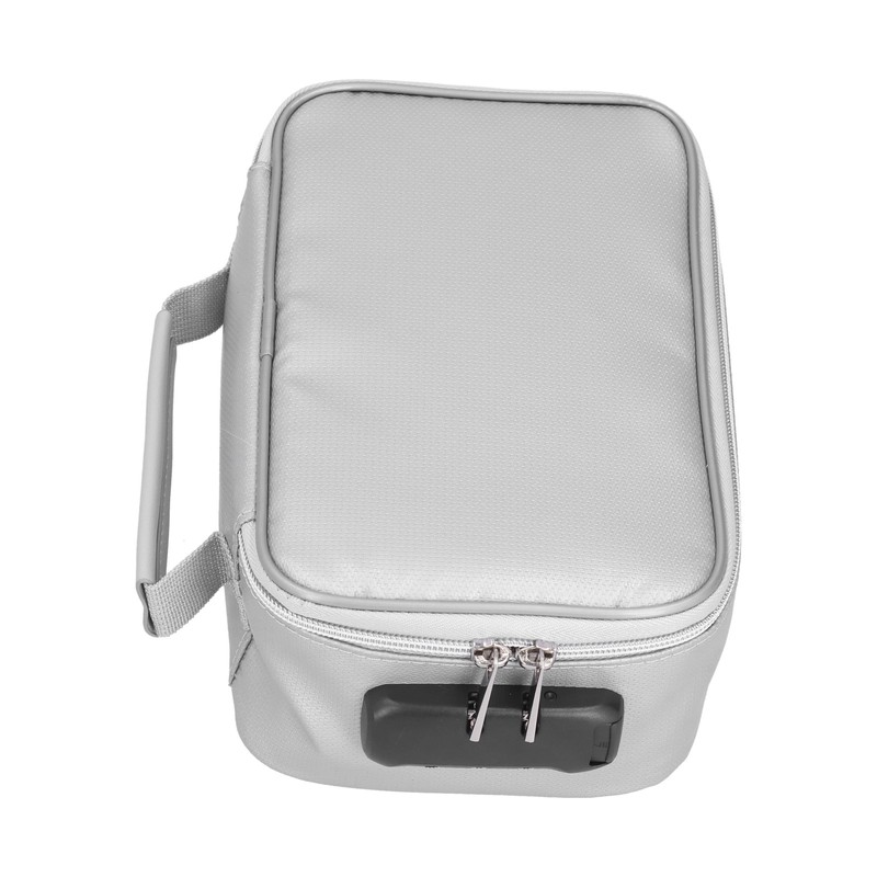 Certificate Storage Bag with Lock Waterproof Fireproof Document Bag File