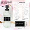HVSWLY 64 PCS Laundry Labels for Jars,Minimalist Laundry Room and