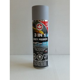 3 in 1 Spray Grey Primer Automotive car Paint Supplies Restoration auto Paint 16 oz. Spray can