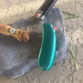 Metal Lighter Case Compatible BIC Lighter Standard Lighter Cover Holder Pouches Fits BIC Standard Size J6 One Piece in Green