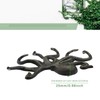 Bronze Octopus Coat Hook with 6 Tentacle Hooks Cast Iron