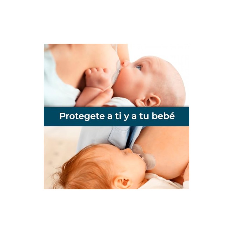 Pezoneras protectoras de lactancia materna 2 unidades con estuche de