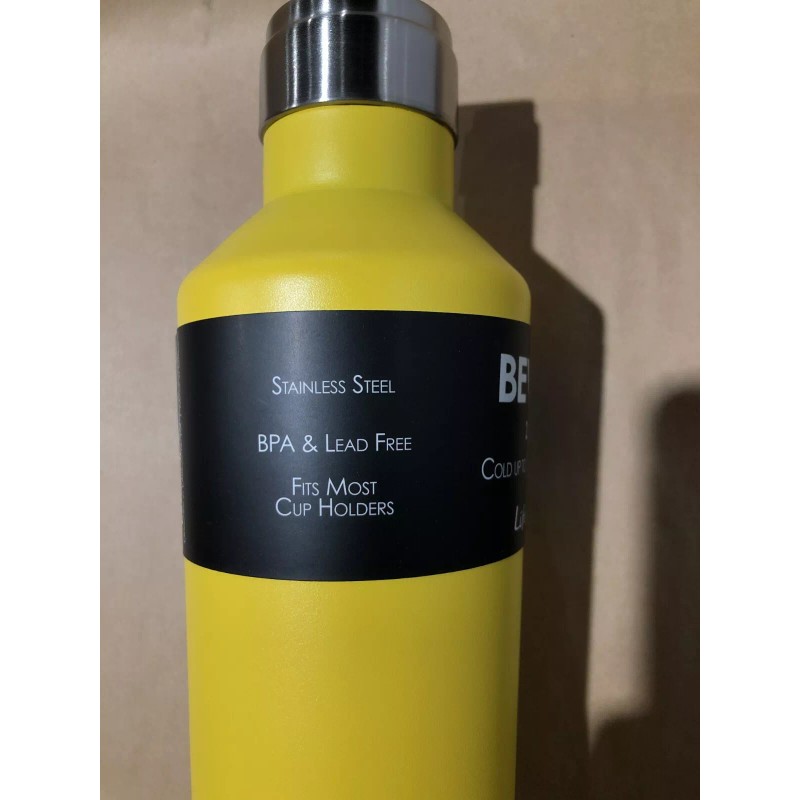 Bevanda Water Bottle Bevanda 25 oz Color: Yellow, Holds Hot