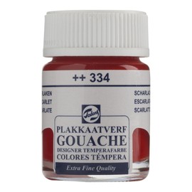 Talens Scarlet - GOUACHE PAINT 16ml JAR
