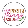 PartyMommy 30 PRETTY THINGS INSIDE ENVELOPE SEALS STICKERS LABELS 1.5" ROUND SMALL BUSINESS