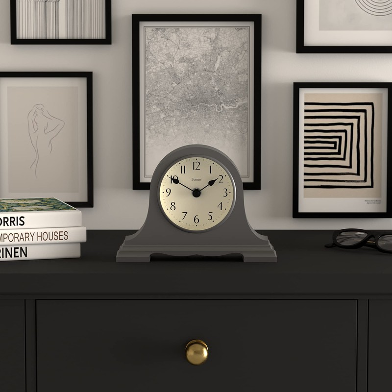 Jones Clocks® Speakeasy Mantel Clock - Traditional/Classic Design - Bedroom