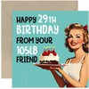 Funny 40th Birthday Card for Female Friend - Humorous BDay