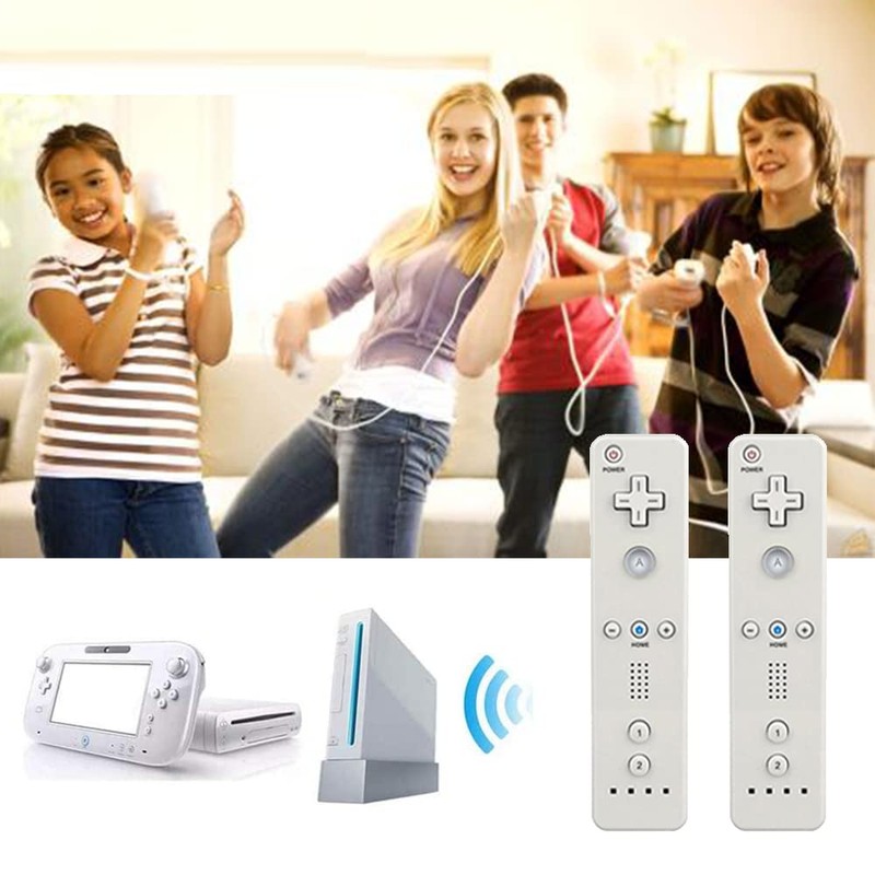 Tevodo Wii Remote Controller, 2 Packs Upgrade Wii Wireless Controller