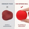 ROMI FLORIA 10Pcs Red Sponge Balls Soft Magic Tool Sponge