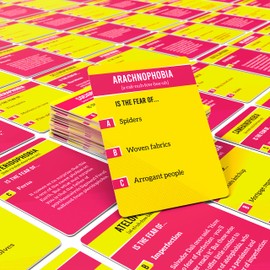 Bubblegum Stuff Gamophobia Card Game | A Fearful Game of Trivia Mime and Memory | Fun Party Game | Suitable for Adults and Teenagers …