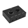 jingfei 4 Port Audio Switch, 3.5mm Audio Switcher, Stereo AUX