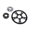 POWERJAMES Black CNC Cut Solid 55 Tooth 530 Chain Drive
