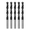HARFINGTON 5pcs Brad Point Drill Bits 8.5mm(21/64") Dia Straight Steel