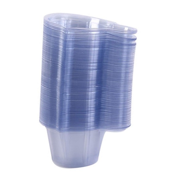 YouU 100 unidades de vasos desechables de plástico para orina, fácil de recoger muestras de orina para pruebas de embarazo y ovulación, contenedor de laboratorio, 40 ml/clear, 40 ml/clear