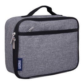Wildkin Kids Insulated Lunch Box Bag for Men and Women, Ideal Size for Packing Hot or Cold Snacks for Work & Travel, Measures 9.75 x 7 x 3.25 Inches, Mom's Choice Award Winner, BPA-free (Grey Tweed)