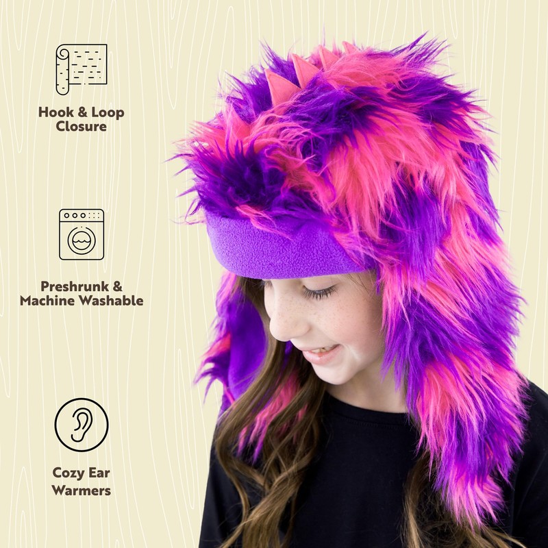 Lazy One Critter Cap Hat for Kids, Fun, Cold-Weather, Animal