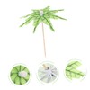 Alipis 4sets Compact Coconut Cocktail Picks Disposable Food Sticks for