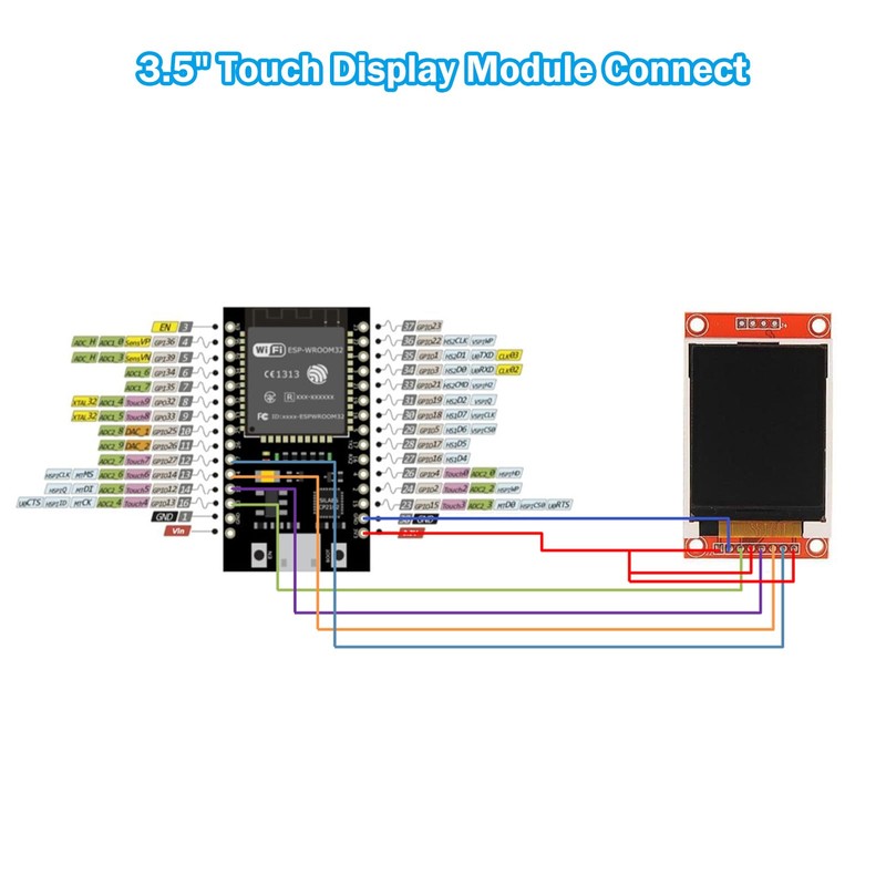 3.5 Inch LCD TFT Touch Display Binghe 3.5 Inch LCD
