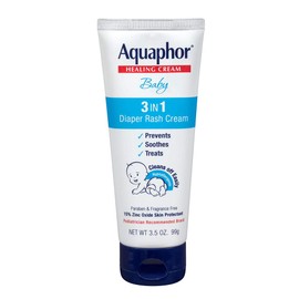 Aquaphor Baby Diaper Rash Cream 3.50 oz (Pack of 12)