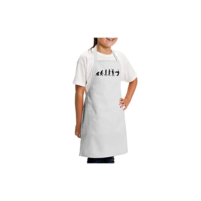 Fabulous Children's Kitchen Apron - Painting Evolution Guitar Solo Electric
