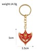 Sizuuenn Haragin Dadalya Evil Eye Mask Key Chain Cosplay Accessories