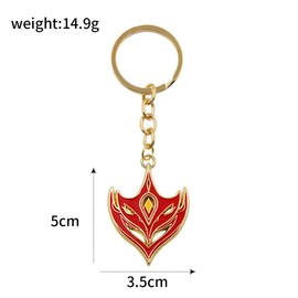 Sizuuenn Haragin Dadalya Evil Eye Mask Key Chain Cosplay Accessories Goods Photo Keepsake Gift