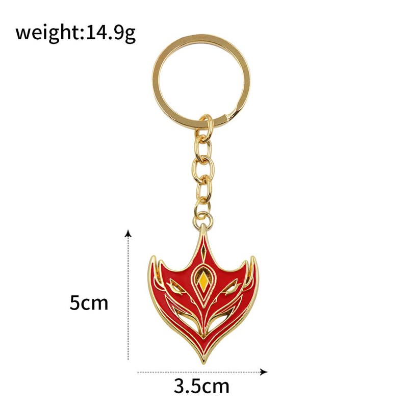 Sizuuenn Haragin Dadalya Evil Eye Mask Key Chain Cosplay Accessories