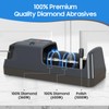 5-in-1 Electric Knife Sharpener for Kitchen Knives, with 100% Diamond