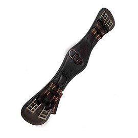 Equipride " Super Soft Dressage Girth 100% English Calf Leather BROWN (70 cm (28"))