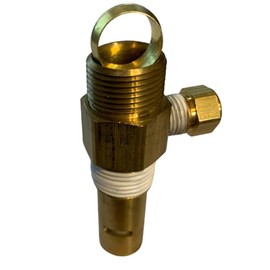 Sellerocity Brand American Made Check Valve Compatible with Load Genie CDI Midwest CA-12 CA12, 1/2 Inch Compression Tube (top) X 3/8 NPT size (.675 inch) bottom thread