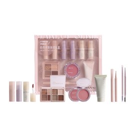 YAYAMIYA Makeup Set, Exquisite and Kawaii Cosmetic Set, 11 Pieces, Lipstick, Makeup Palette, Long Lasting, Beginners, Popular, Christmas Gift, New Year, Birthday, Celebration Gift (Makeup Set-B [11