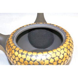Tokyo Matcha Selection - Tokoname Kyusu teapot - SHOHO - Blue Grain - 260cc/ml - ceramic mesh [Standard ship by Int'l e-packet: with Tracking number & Insurance]