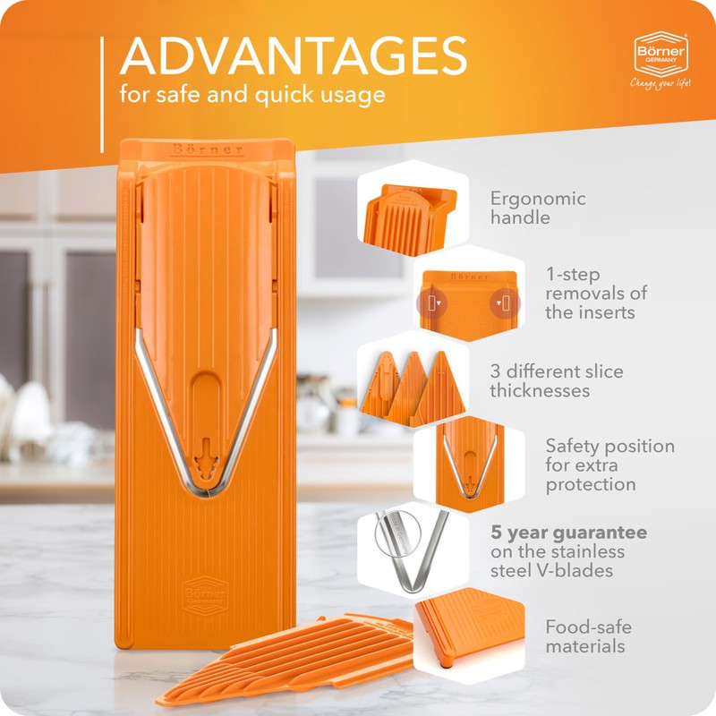 Börner Mandoline Slicer V3 (Basic Set) • V-Slicer for Vegetables