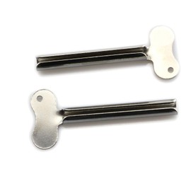 Pro Bamboo Kitchen 2pcs Stainless Steel Toothpaste Tube Squeezers for Bathroom Use