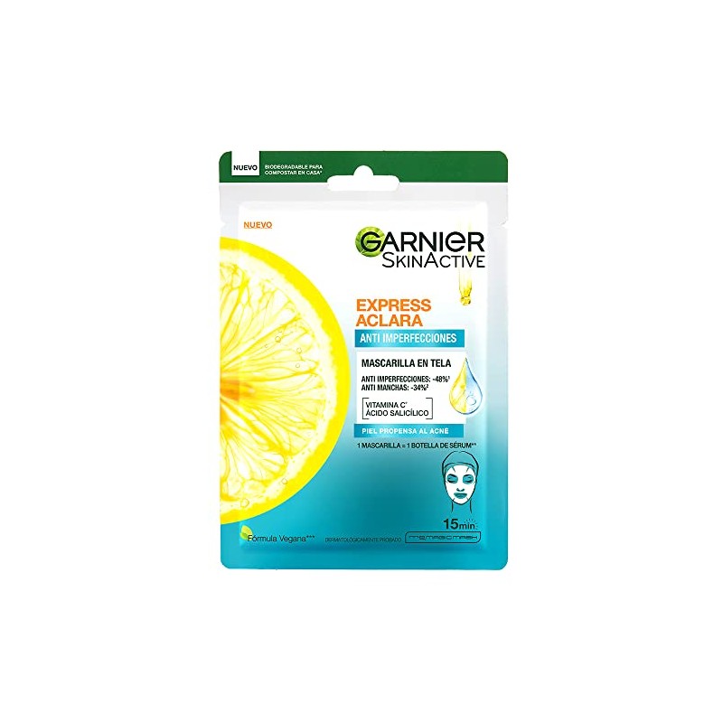 Garnier Express Aclara Mascarilla Anti Acné 23g