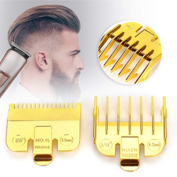 Hair Clipper Attachments, Clipper Guards, Number and Metal 2.4 mm