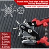 SPEEDWOX Leather Hole Punch Tool Multifunction Hole Puncher 6 Size