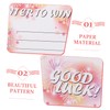jojofuny 100 Sheets Blank Raffle Tickets Multi Use Entry Form