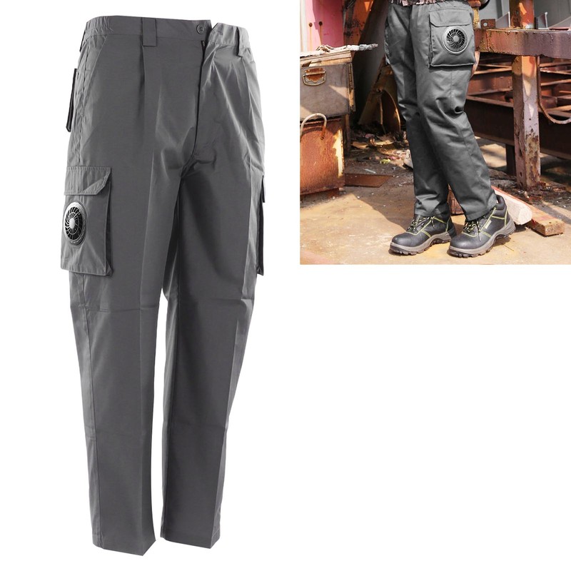 Summer Fan Pants Air Conditioning Cooling Pants Outdoor Work Construction