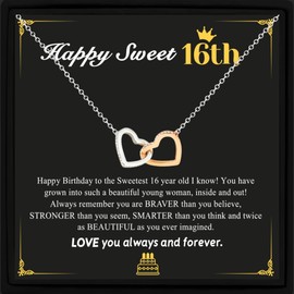 16th Birthday Gift for Girl Necklace Gift 16 Years Old Girl Sweet 16 Gift Birthday Gift for Her Teen Girl Gift for Her Daughter Gift Granddaughter Gift Friend Gift
