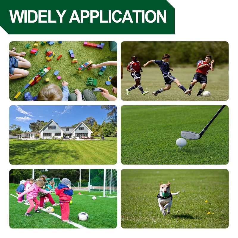 EDSRDRUS Double Sided Artificial Grass Tape 2IN x 16FT Artificial